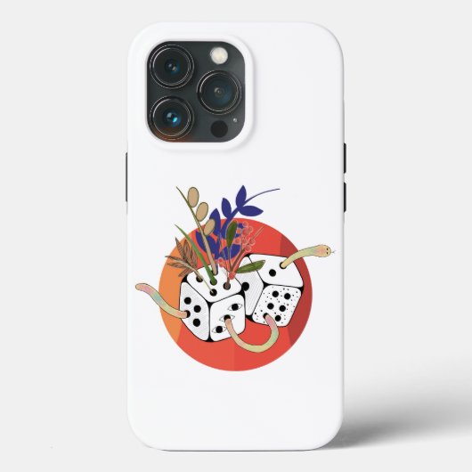Dobbelstenen in Parallel Universum Case-Mate iPhone Case (Achterkant)