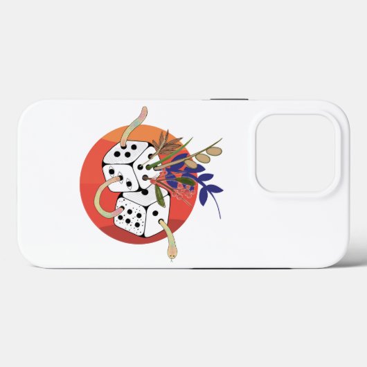 Dobbelstenen in Parallel Universum Case-Mate iPhone Case (Achterkant (horizontaal))