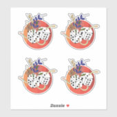 Dobbelstenen in Parallel Universum Sticker (Vel)