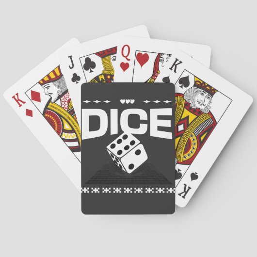 Dobbelstenen Pokerkaarten (Achterkant)