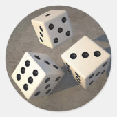 dobbelstenen stickers (Voorkant)