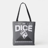 Dobbelstenen Tote Bag (Achterkant)