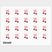 dobbelstenen voor geluksdag vierkante sticker (Vel)