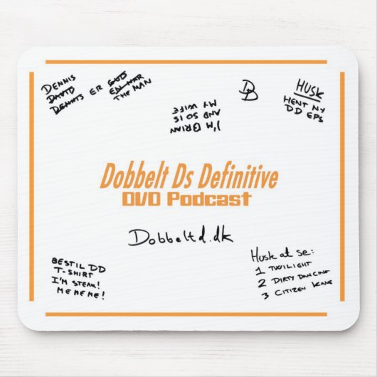 Dobbelt Ds Mousepad Muismat (Voorkant)