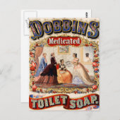 Dobbins' gemedicineerde toiletzeep briefkaart (Voorkant / Achterkant)