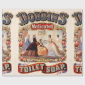 Dobbins' gemedicineerde toiletzeep cadeaupapier (Vlak)