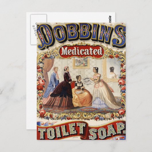 Dobbins Medicated Toilet Soap Briefkaart (Voorkant / Achterkant)