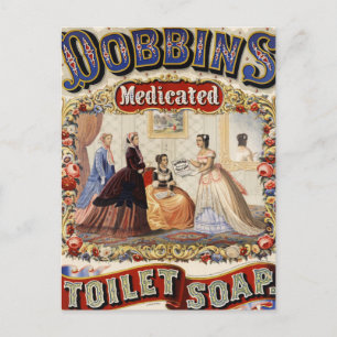 Dobbins Medicated Toilet Soap Briefkaart