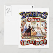  Dobbins' Medicated Toilet Soap Briefkaart (Voorkant / Achterkant)