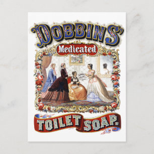 Dobbins' Medicated Toilet Soap Briefkaart