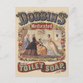 Dobbins' medicinale toiletzeep Advertentie Briefkaart