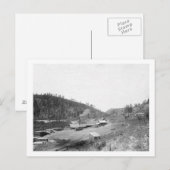 Dobbin's Saw Mill op de foto van Black Hills Briefkaart (Voorkant / Achterkant)