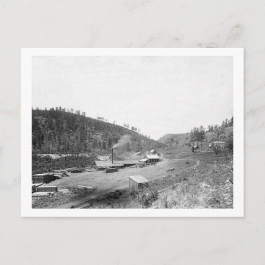 Dobbin's Saw Mill op de foto van Black Hills Briefkaart (Voorkant)
