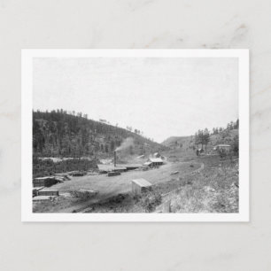 Dobbin's Saw Mill op de foto van Black Hills Briefkaart