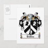Dobbs Family Crest Briefkaart (Voorkant / Achterkant)