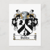 Dobbs Family Crest Briefkaart (Voorkant)