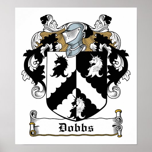 Dobbs Family Crest Poster (Voorkant)