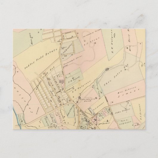 Dobbs Ferry, New York 2 Briefkaart (Voorkant)