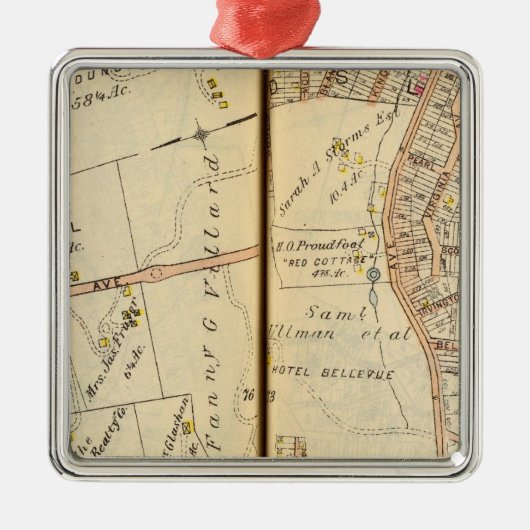 Dobbs Ferry, New York Metalen Ornament (Voorkant)