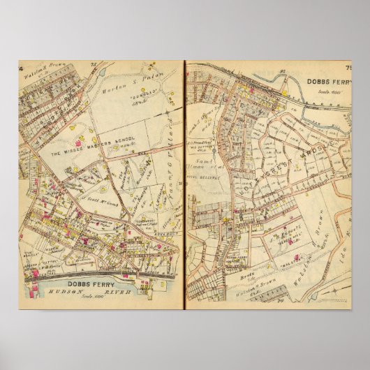 Dobbs Ferry, New York Poster (Voorkant)