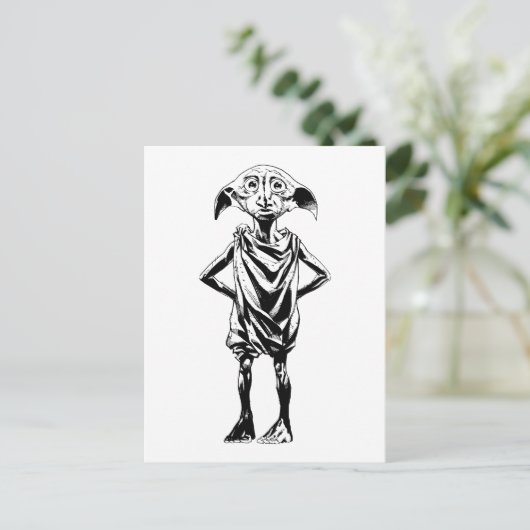 Dobby 2 briefkaart (Staand voorkant)