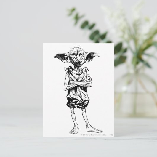 Dobby 3 briefkaart (Staand voorkant)