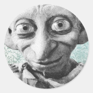 Dobby 4 ronde sticker
