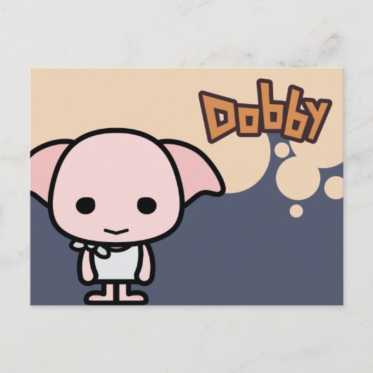 Dobby Cartoon Character Art Briefkaart (Voorkant)