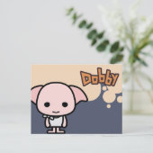 Dobby Cartoon Character Art Briefkaart (Staand voorkant)
