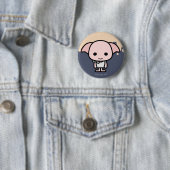 Dobby Cartoon Character Art Ronde Button 5,7 Cm (In situ)