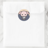 Dobby Cartoon Character Art Ronde Sticker (Tas)