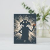 Dobby Casting Magic Briefkaart (Staand voorkant)