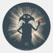 Dobby Casting Magic Ronde Sticker (Voorkant)