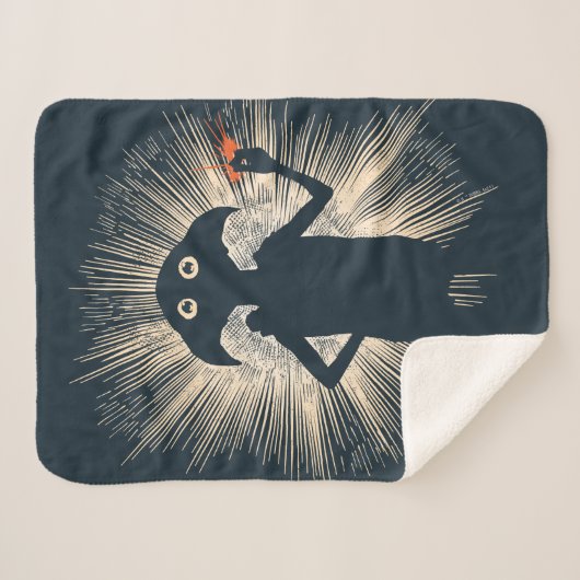 Dobby Casting Magic Sherpa Deken (Voorkant (horizontaal))