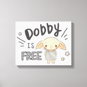 Dobby is vrij canvas afdruk