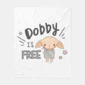 Dobby is vrij fleece deken (Voorkant)