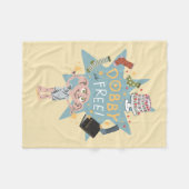 Dobby is vrij! fleece deken (Voorkant (Horizontaal))