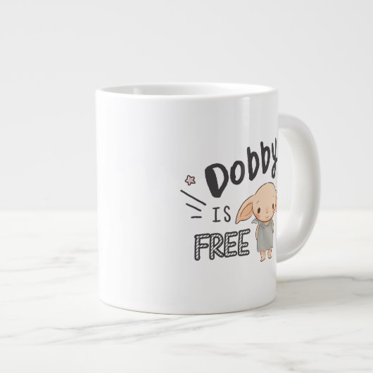 Dobby is vrij grote koffiekop (Voorkant rechts)