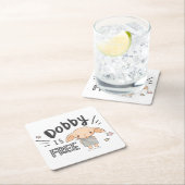 Dobby is vrij kartonnen onderzetters (Insitu)