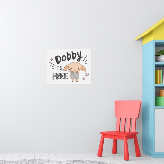 Dobby is vrij poster (Kinderkamer 1)