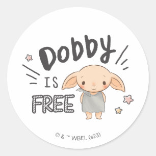 Dobby is vrij ronde sticker