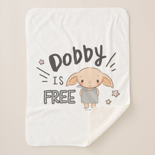 Dobby is vrij sherpa deken (Voorkant)