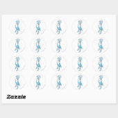 Dobby kijkt rond 1 ronde sticker (Vel)