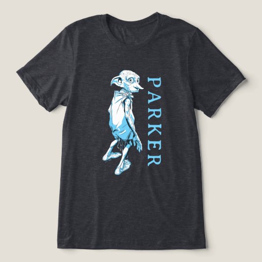 Dobby Looking Over Magical Tri-Blend Shirt (Design voorkant)