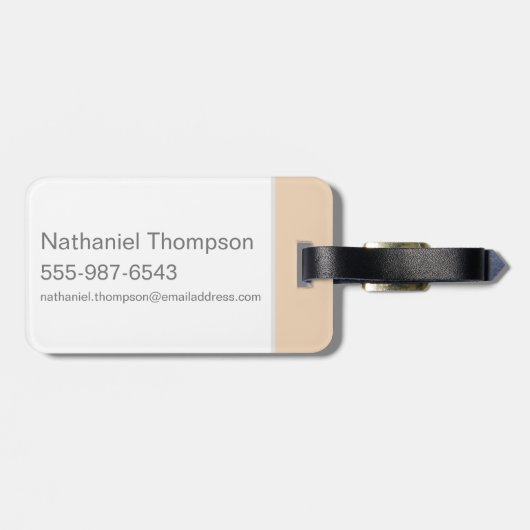 Dobby-tekenfilm Bagagelabel (Achterkant horizontaal)