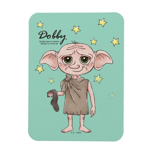 Dobby Watercolor Character Art Magneet (Verticaal)