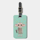 Dobby Watercolor Karakter Kunst Bagagelabel (Voorkant verticaal)