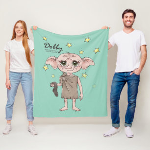Dobby Watercolor Karakter Kunst Fleece Deken
