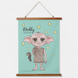 Dobby Watercolor Karakter Kunst Hangend Wandkleed