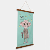 Dobby Watercolor Karakter Kunst Hangend Wandkleed (Gebogen)